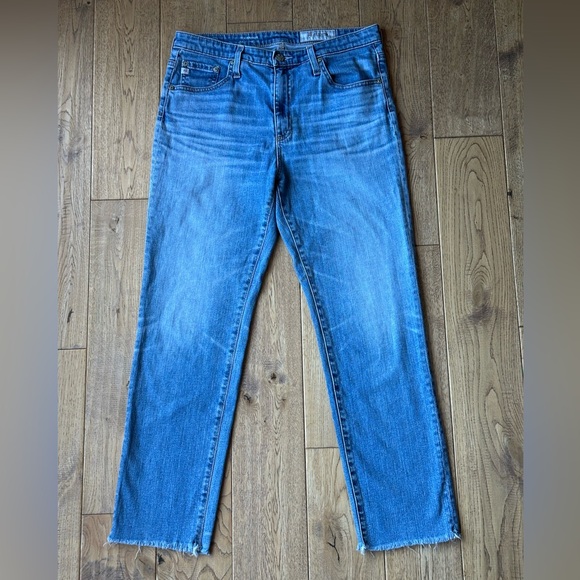 AG Jeans Isabelle High Rise Straight Crop In 20 Year Duplicity size 29R - Picture 1 of 11